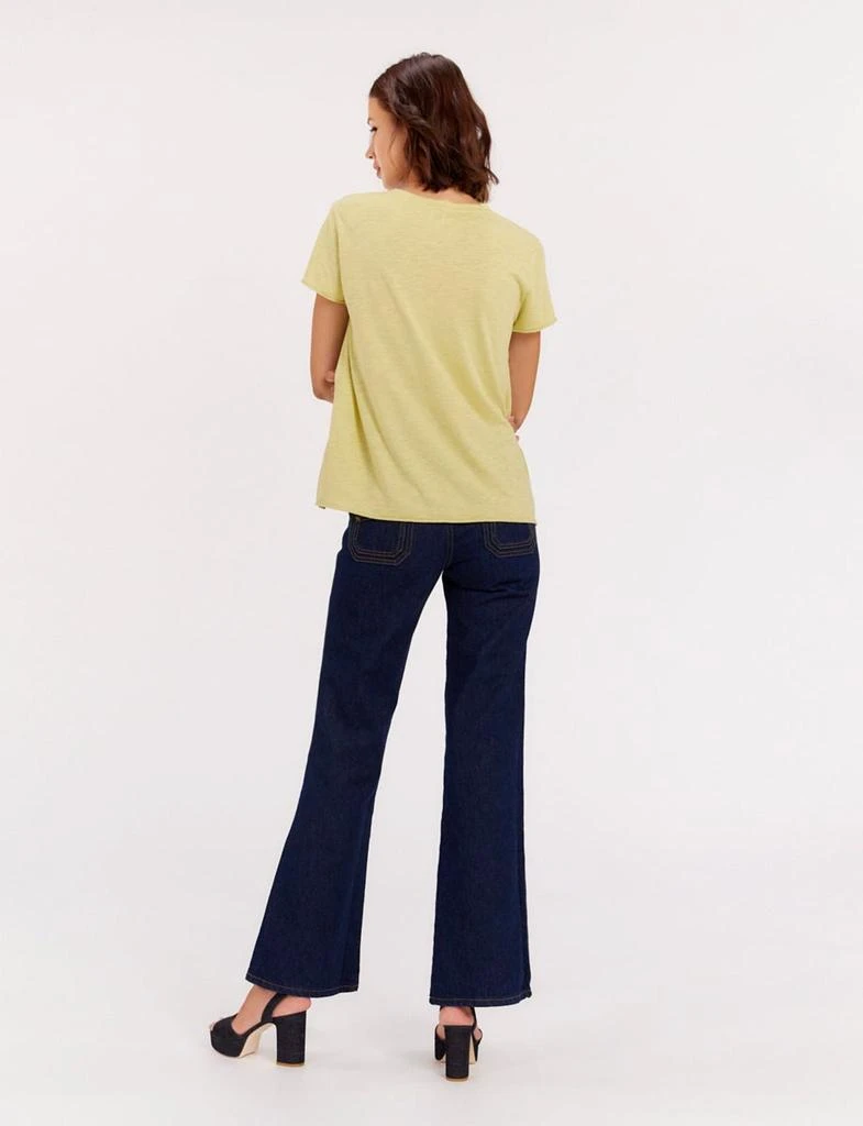 INES DE LA FRESSANGE PARIS Lemon V-neck tee shirt Katalina 5