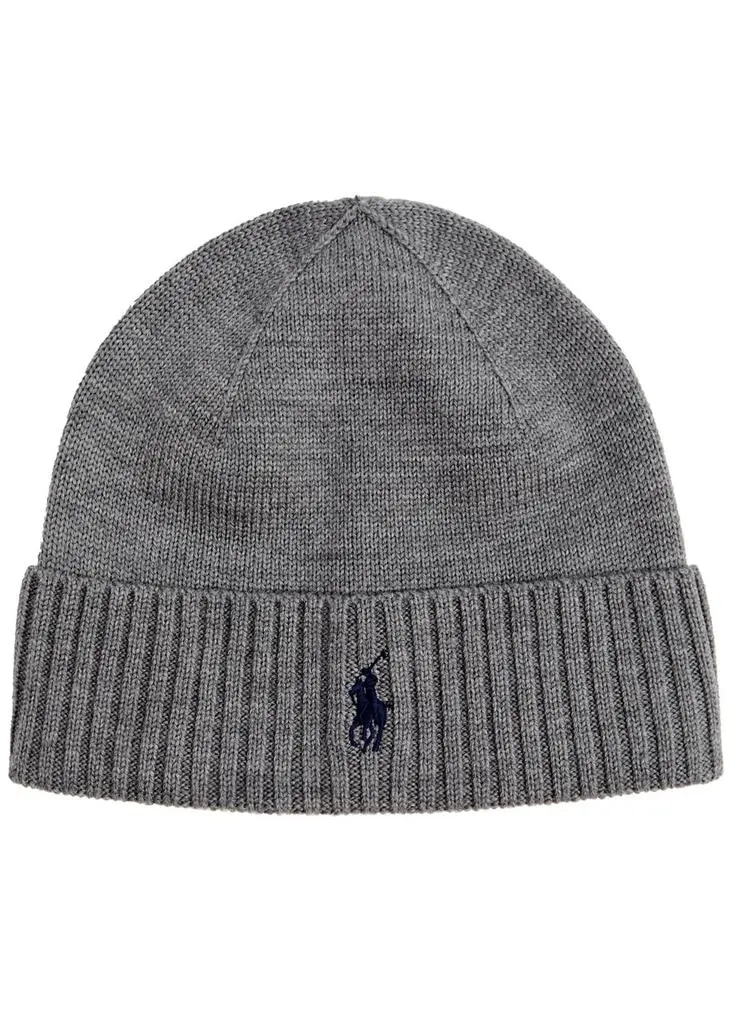 Ralph Lauren Logo-embroidered wool beanie 1