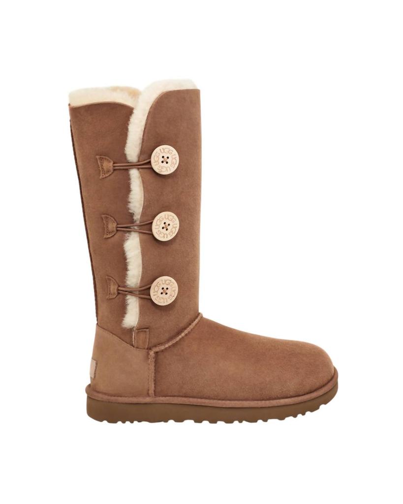 UGG Women's Bailey Button Triplet Ii Boots In Chestnut