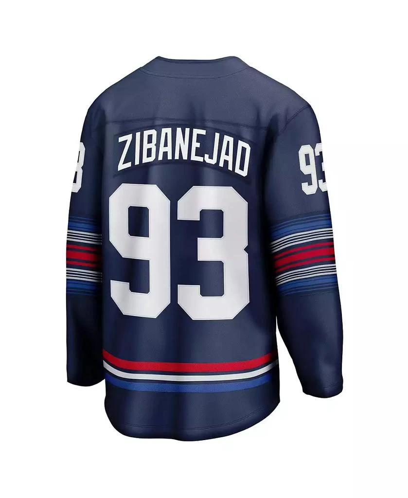 Fanatics Men's Mika Zibanejad Navy New York Rangers Alternate Premier Breakaway Player Jersey 2