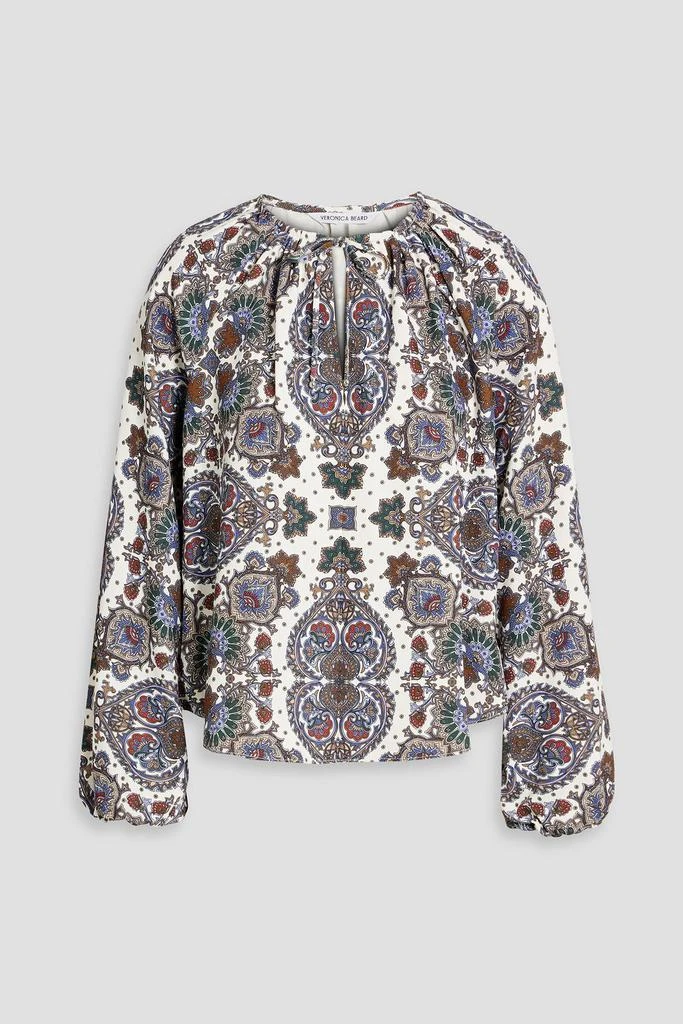 VERONICA BEARD Solay paisley-print crepe blouse 1