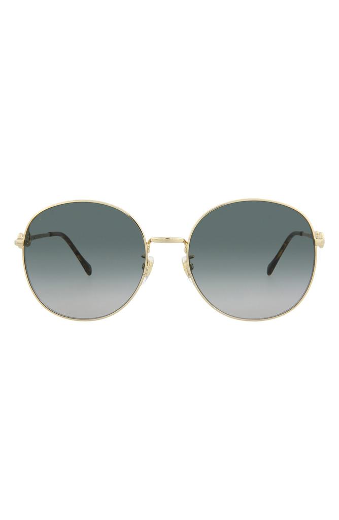 Gucci 59mm Round Sunglasses