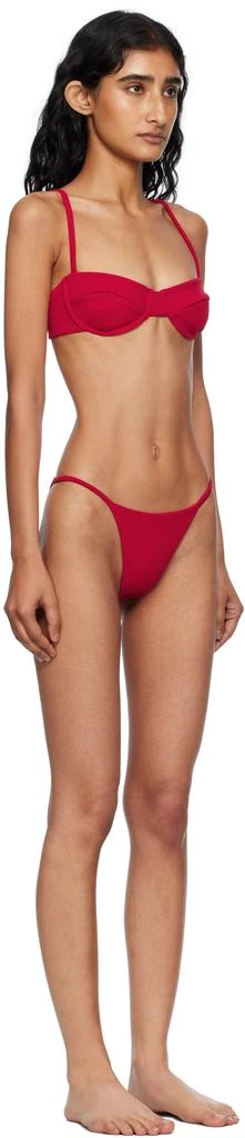 Haight Red Crepe Vintage & Crepe Lari Bikini 2