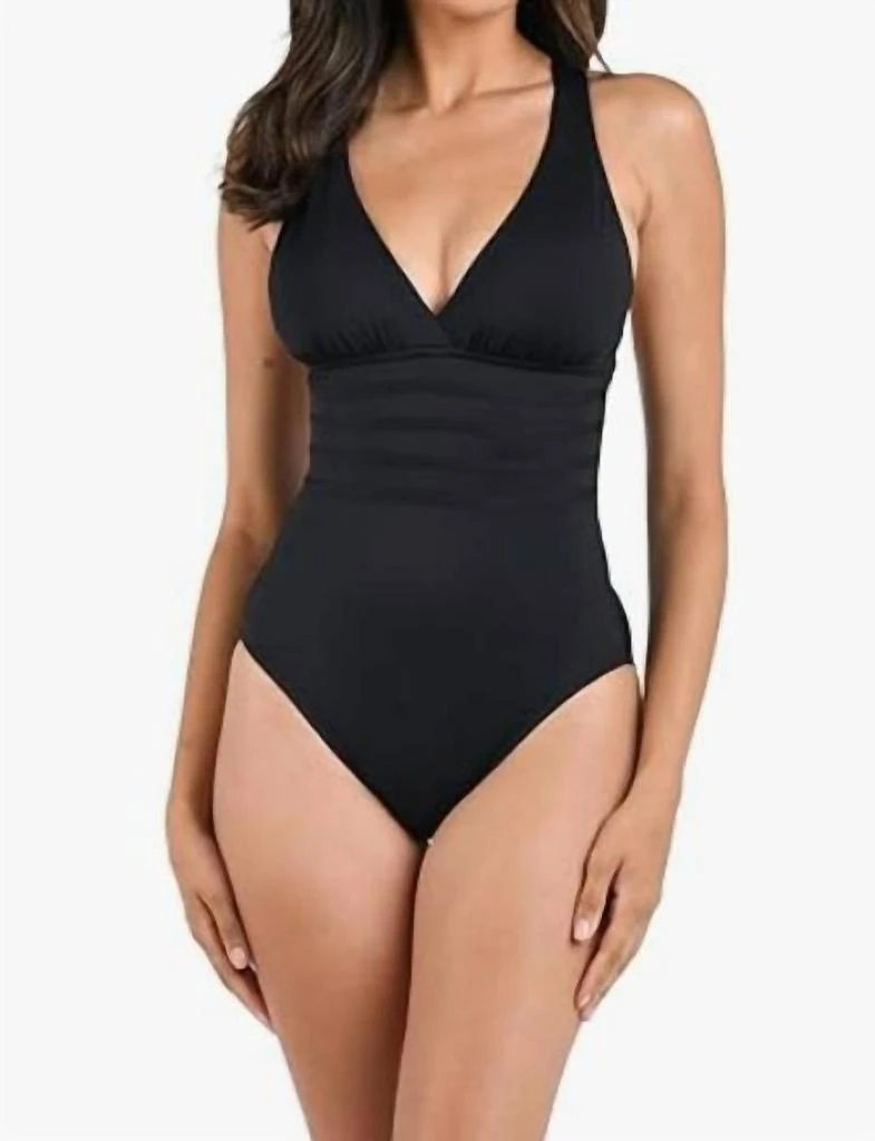La Blanca La Blanca - Island Goddess Multistrap Cross Back One Piece Swimsuit 3