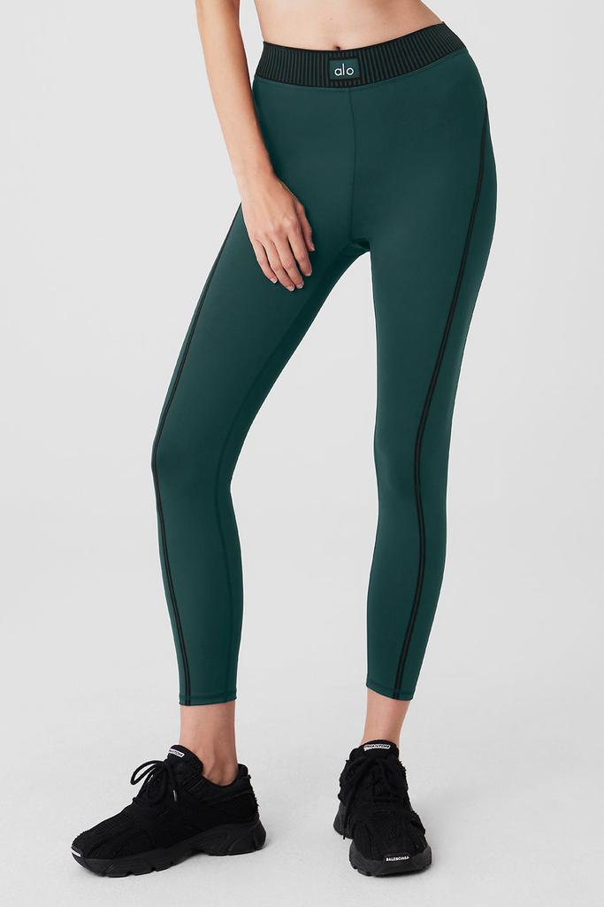 Alo Airlift High-Waist 7/8 Line Up Legging - Cherry Cola