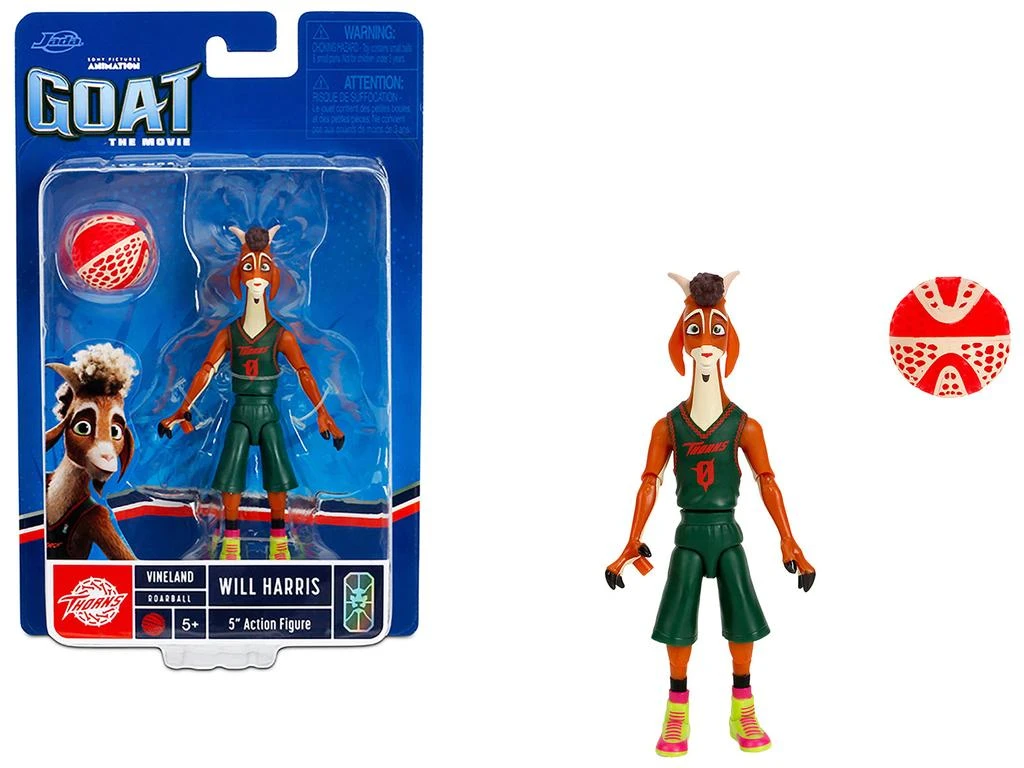 Jada Will Harris 5" Moveable Figure with Basketball (Uniform Version) "Goat" (2026) Movie Model by