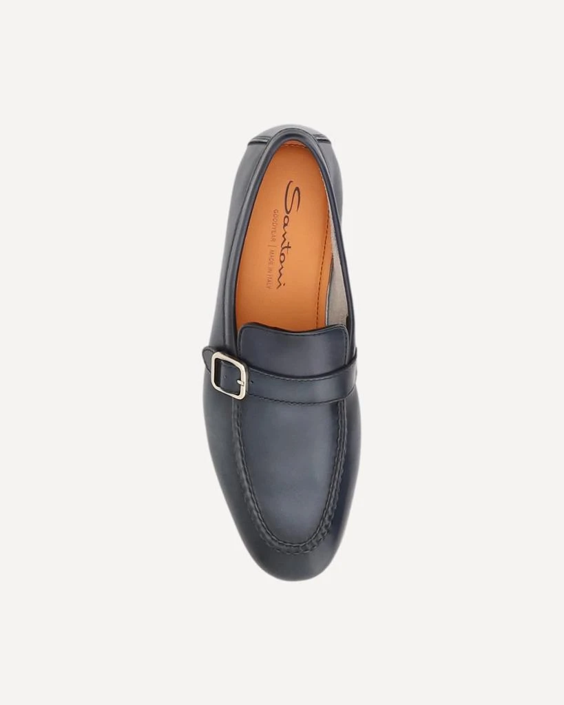 Santoni Loafers with a single buckle 6
