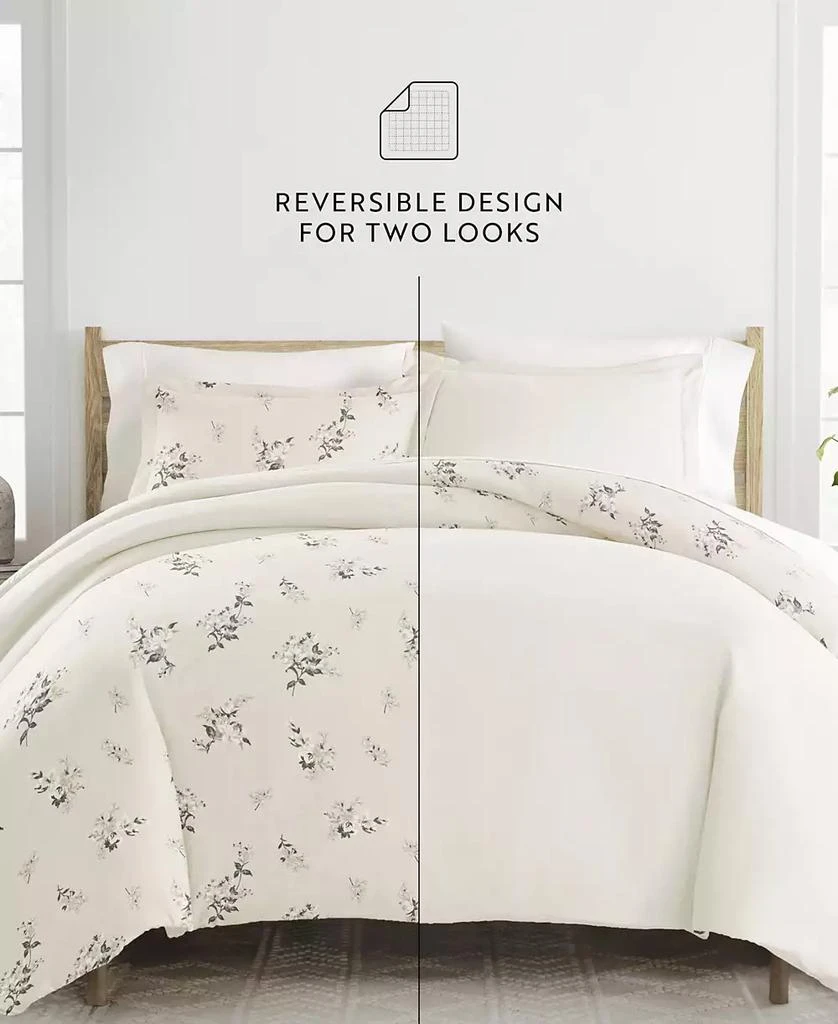 IENJOY HOME Timeless Pattern Reversible 2-Pc. Duvet Cover Set 3