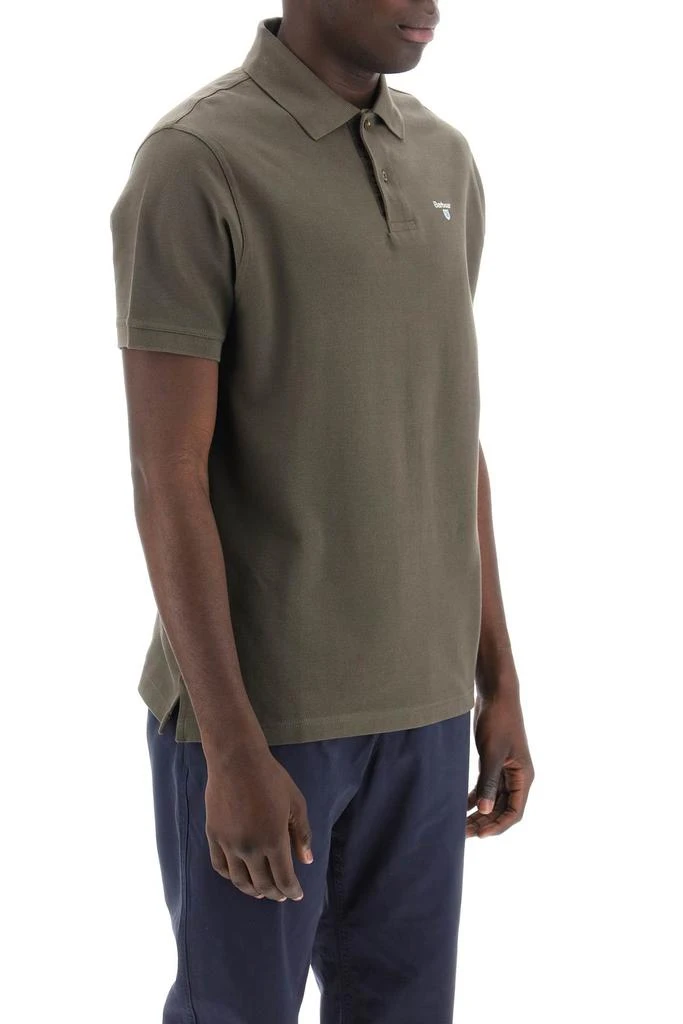 Barbour tartan-trim polo shirt 2