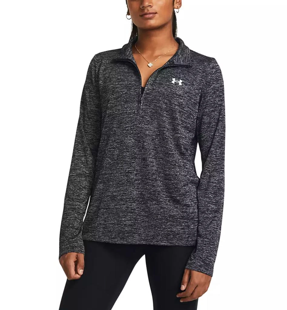 Under Armour Women's Twist Tech Quarter-Zip Logo Top 1