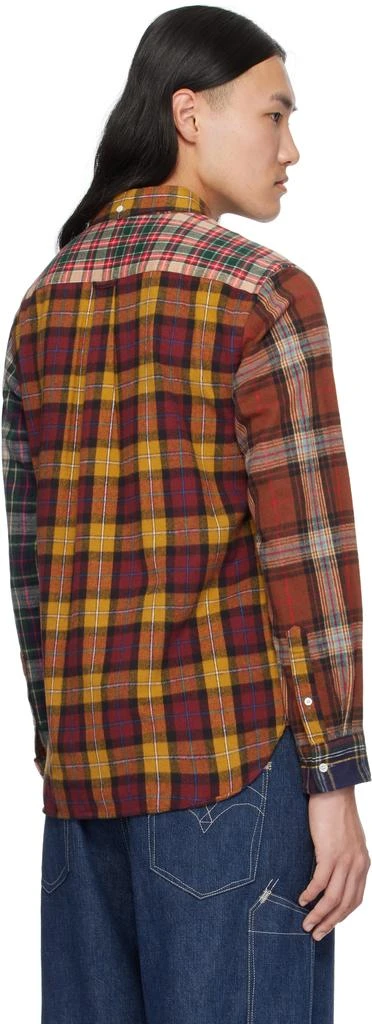 BEAMS PLUS Multicolor B.D. Check Panel Shirt 3