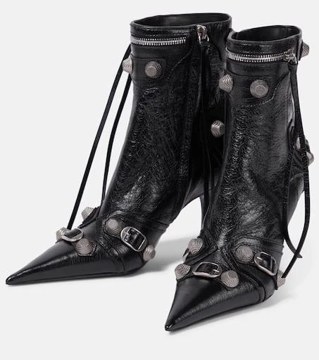 Balenciaga Cagole leather ankle boots 5