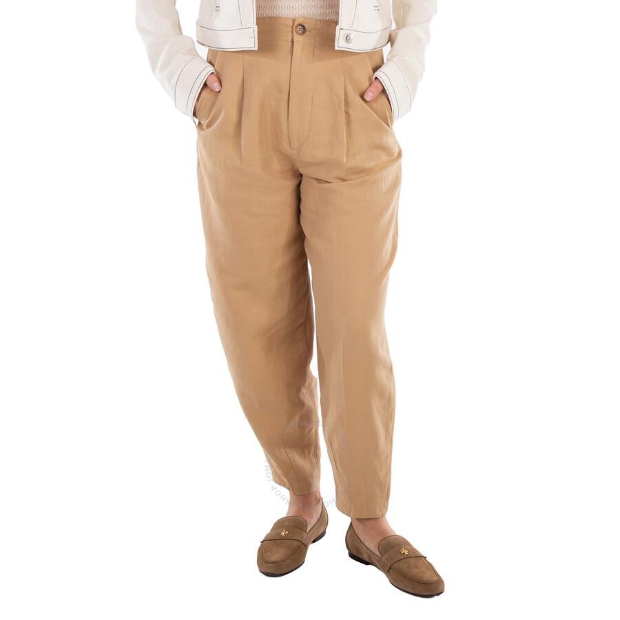 Ralph Lauren Silk Blend Tapered Pants