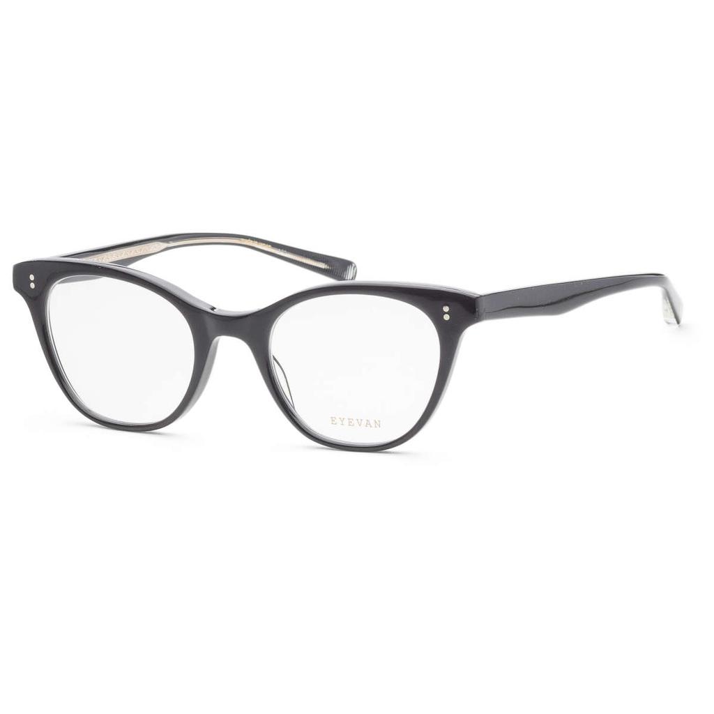 Eyevan Eyevan Women's Black Cat-Eye Opticals