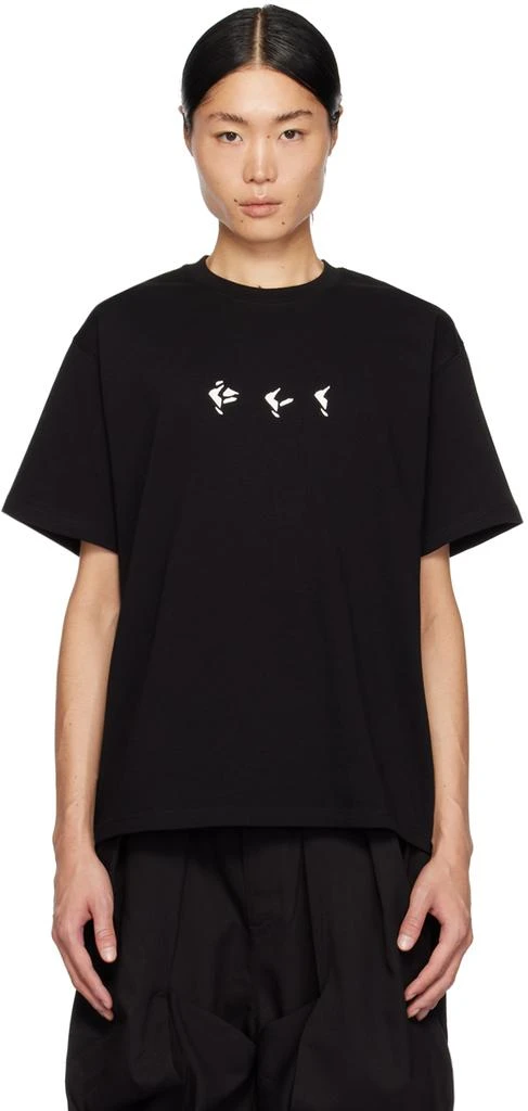 ænrmòus Black Mur Mur T-Shirt 1