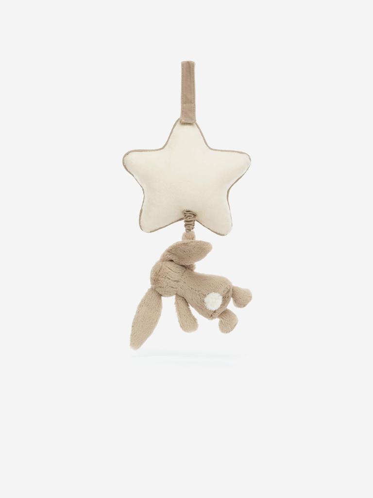 Jellycat Jellycat Bashful Beige Bunny Musical Pull in Beige (30 CM)