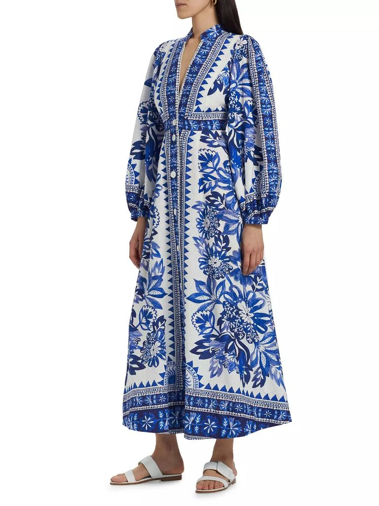 Farm Rio Flora Tapestry Maxi Dress 4