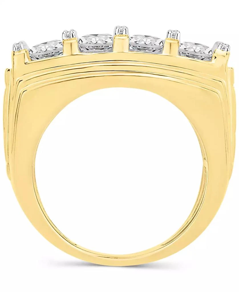 Macy's Men's Diamond Vertical Cluster Ring (7 ct. t.w.) in 10k Gold 2