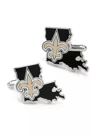 Cufflinks Inc New Orleans Saints State Shaped Cufflinks 1