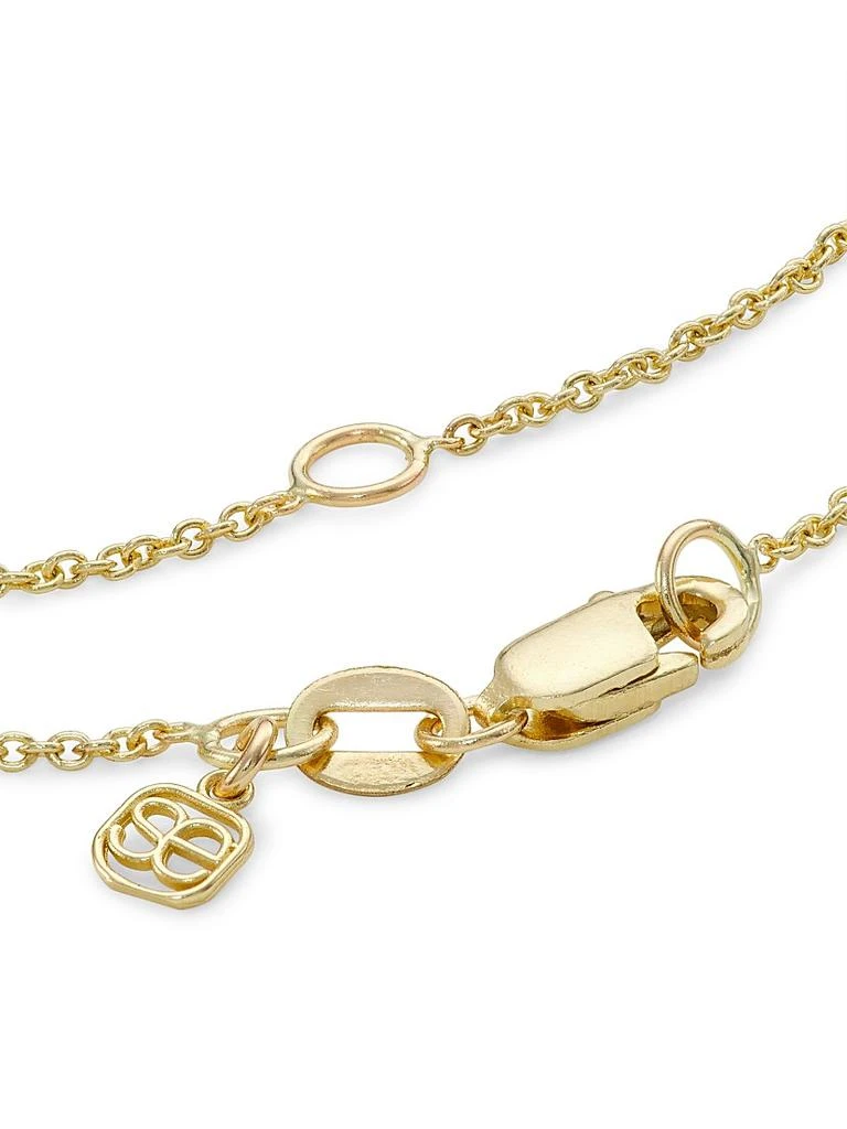 Sydney Evan 14K Yellow Gold, Diamond, & Turquoise Evil-Eye Medallion Necklace 3