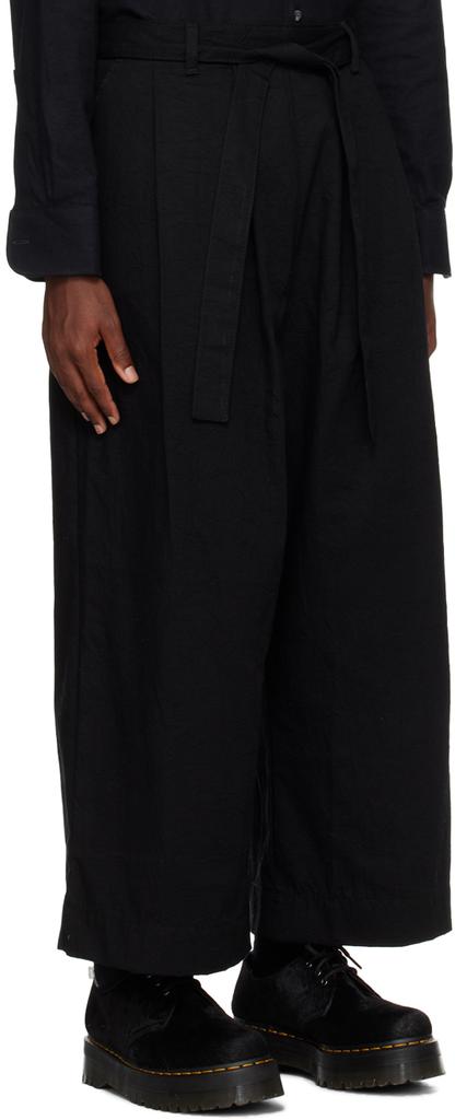 Naked & Famous Denim SSENSE Exclusive Black Trousers