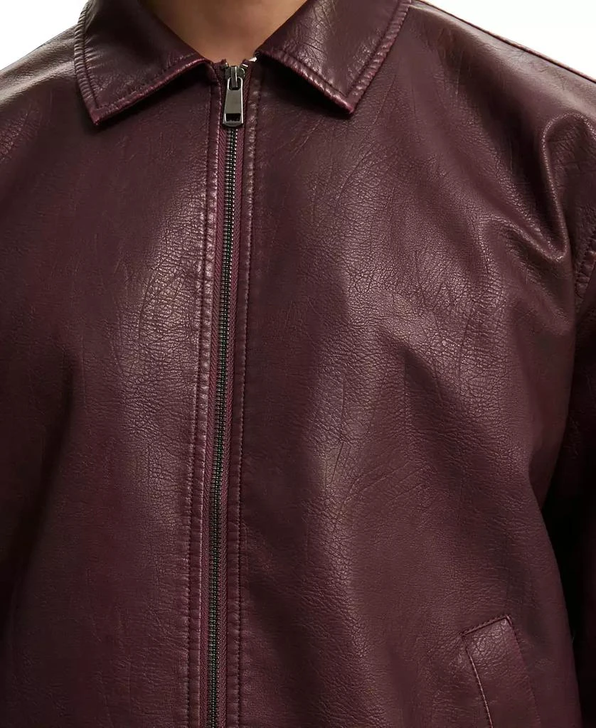 Cotton On Men's Artificial Leather Harrington Jacket 11