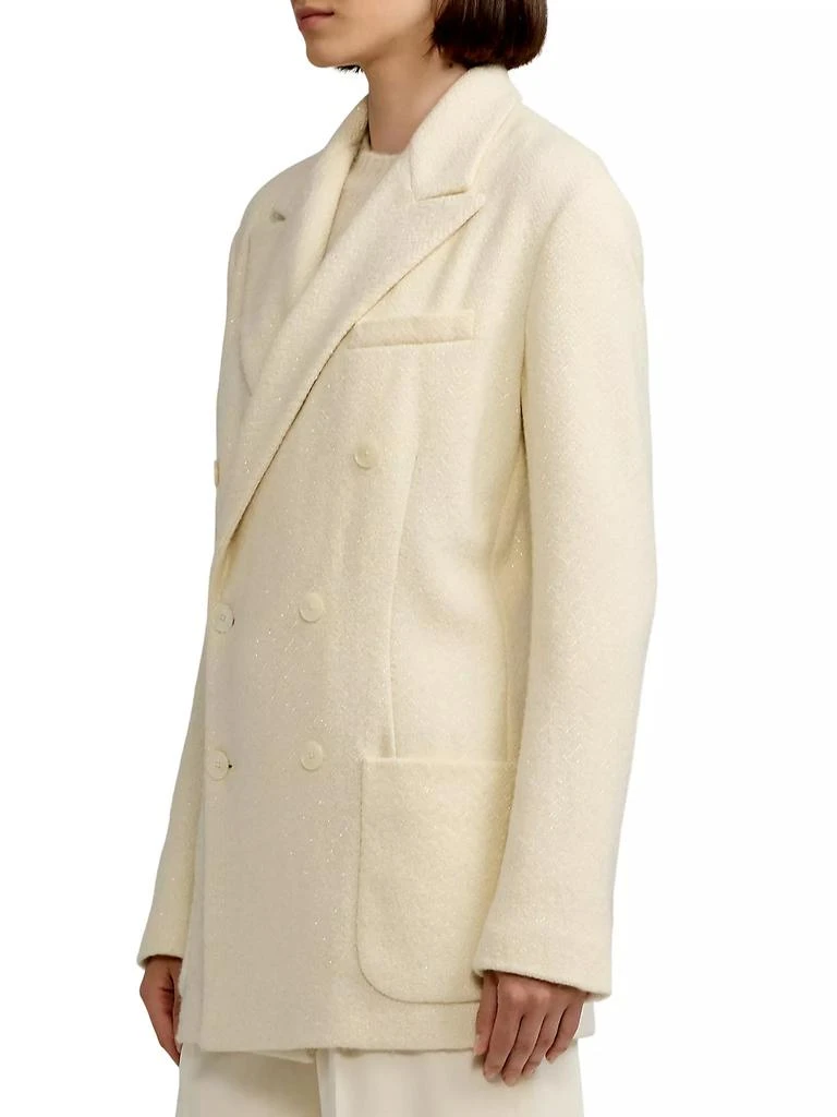 Ralph Lauren Shirlee Textured Herringbone Blazer 4