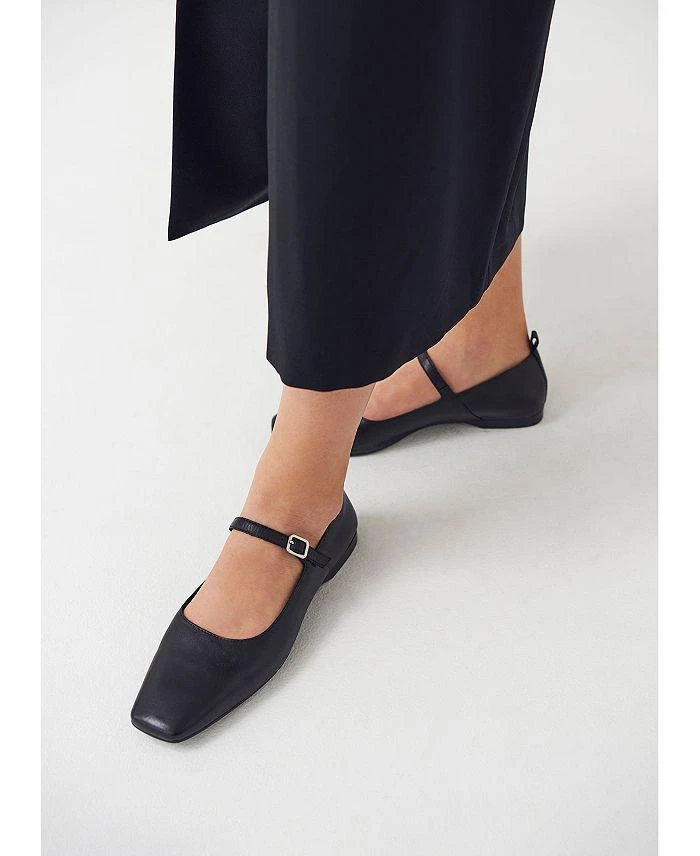 Vagabond Vagabond Women's Delia Square Toe Ankle Strap Flats 2