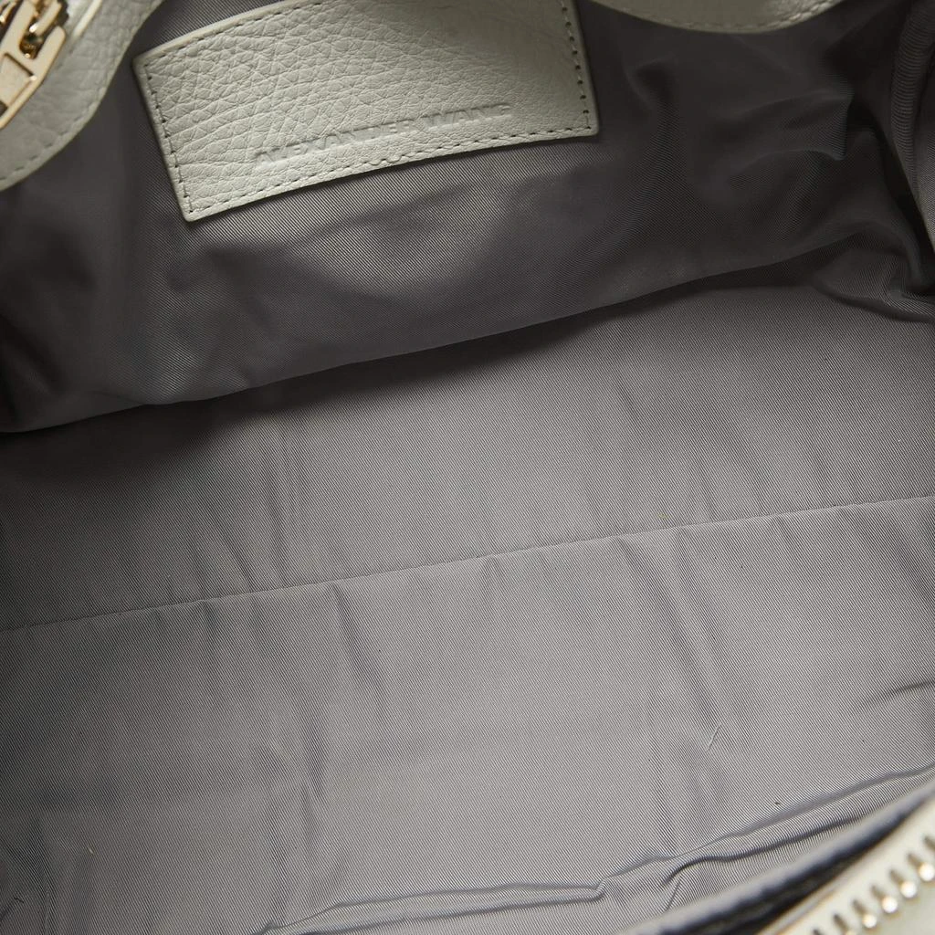 Alexander Wang Alexander Wang White Grained Leather Rocco Bag 9