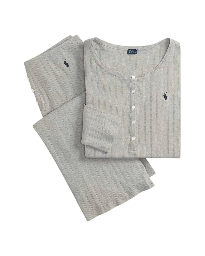 Ralph Lauren Polo Ralph Lauren - Henley Wide Leg Sleep Set 3