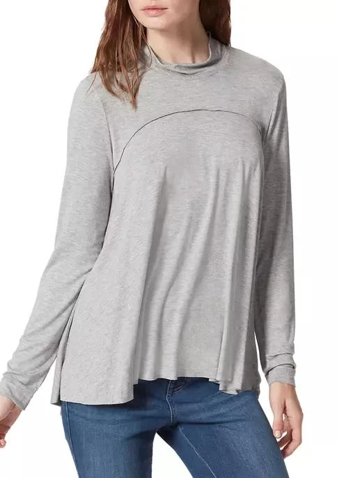 William Rast Womens Taylor Knit Seamed Top 1