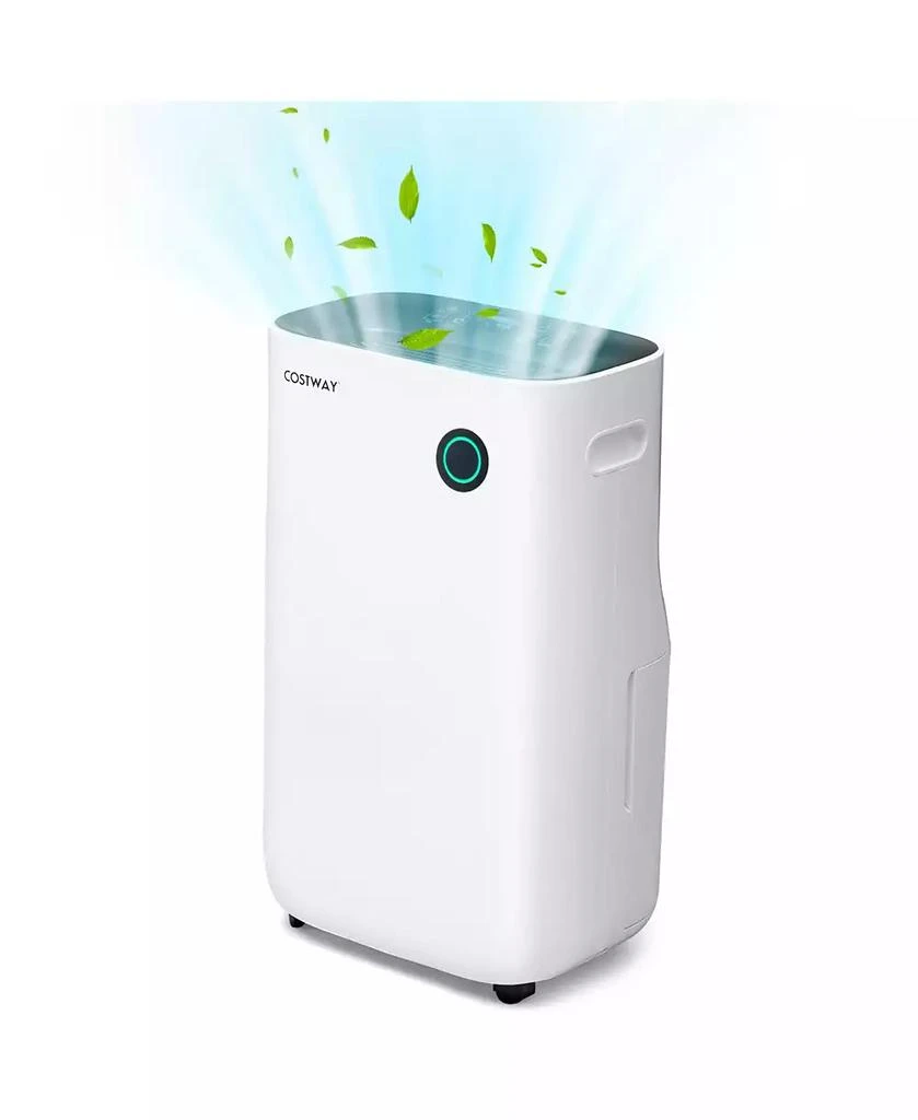 Costway 4500 Sq. Ft Dehumidifier for Home 
Basements, 73-Pint Quiet Dehumidifier with 5 Modes
