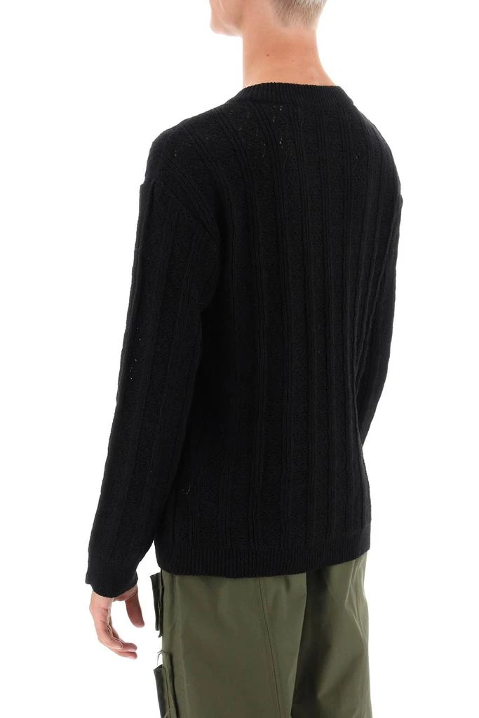 ANDERSSON BELL dragon pointelle knit sweater 3