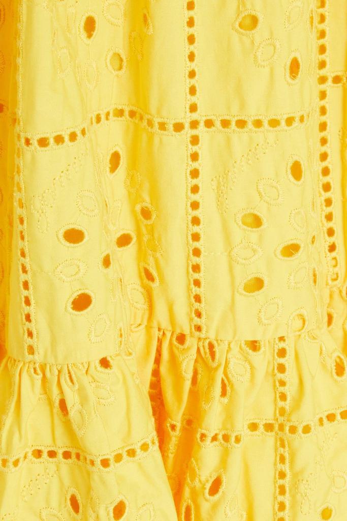 GANNI』ガニー Broderie Anglaise Denim Mini Dress GANNI