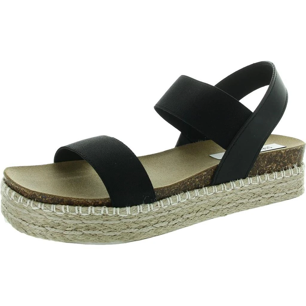Steve Madden Jaklin Womens Slip-On Platform Espadrilles 10