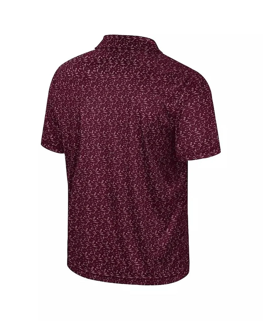 Colosseum Men's Maroon Minnesota Golden Gophers Sublimated Golf Polo Shirt 3