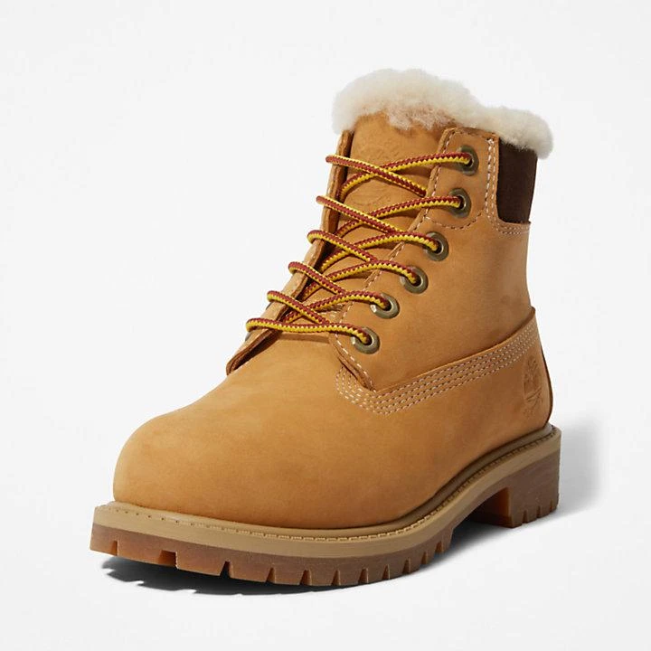 Timberland Timberland® Premium 6 Inch Winter Boot for Youth in Yellow 9