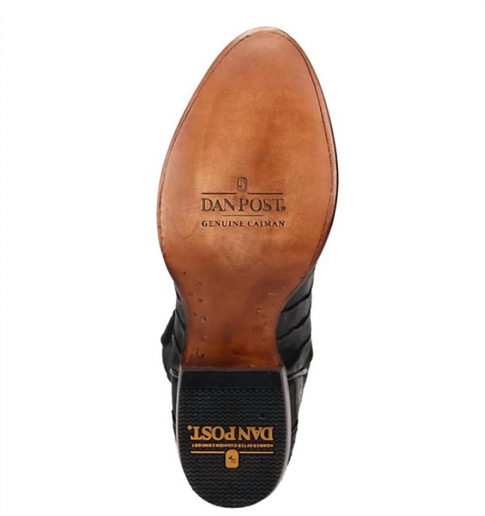 Dan Post Dan Post. - Men's Alvis Sueded Caiman Exotic R-toe Western Boot 4