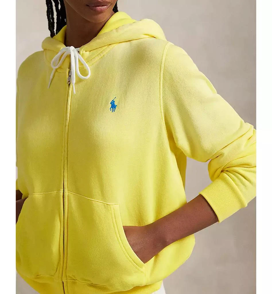 Ralph Lauren Women's Lightweight Fleece Full-Zip Hoodie Sweatshirt 3