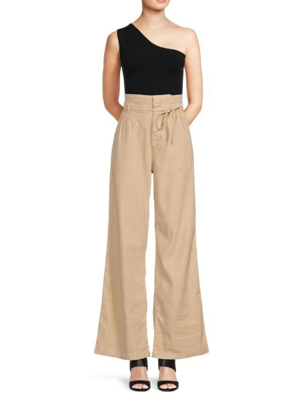 Favorite Daughter The Josephine Linen Blend Wide Leg Pants 1