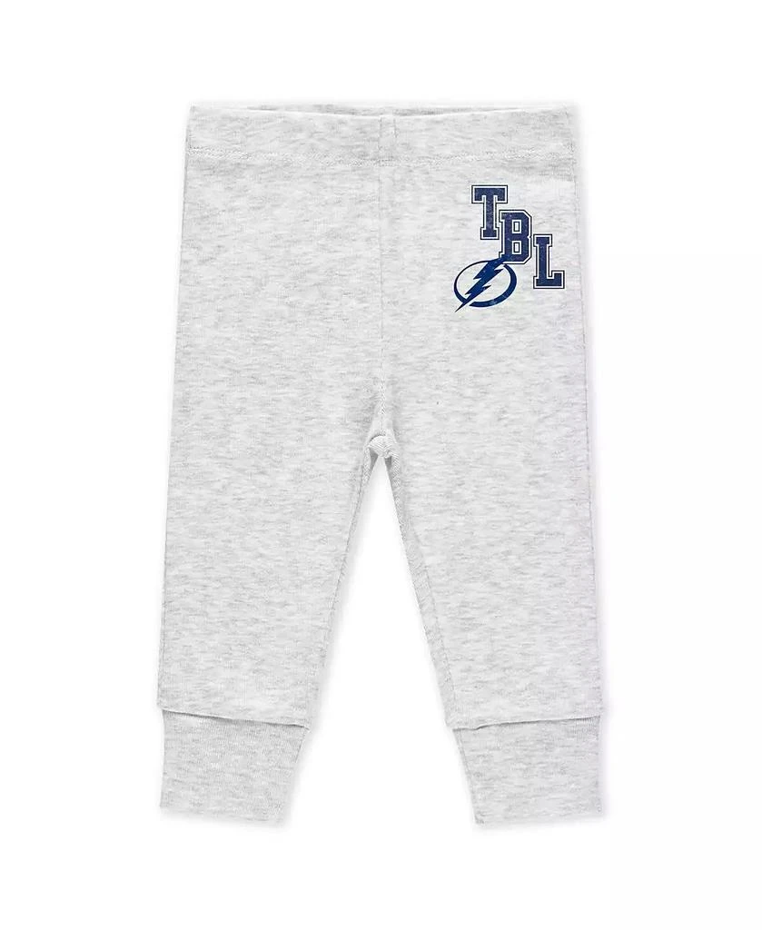 WEAR by Erin Andrews Baby Boys and Girls 3-Piece Tampa Bay Lightning Turn Me Around Bodysuits and Pants Set 3