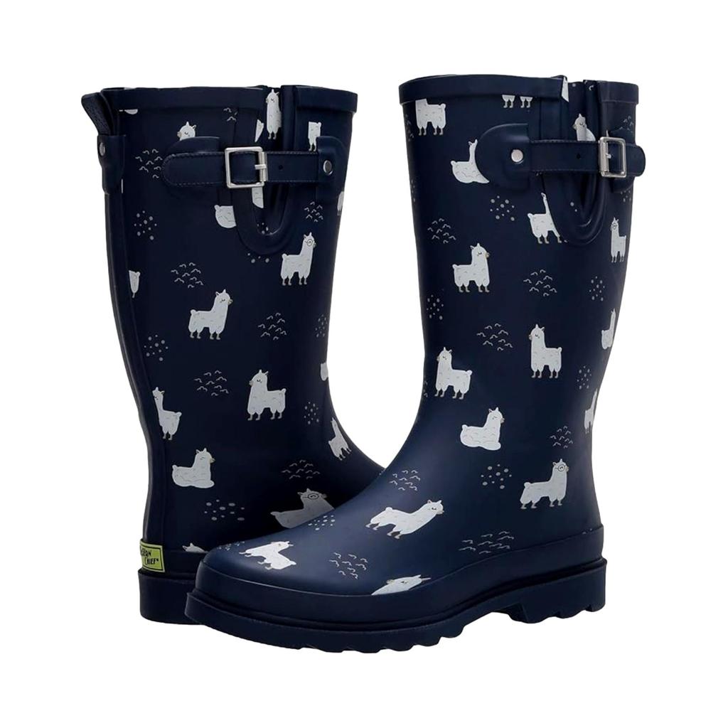 Western Chief Printed Tall Rain Boot No Probllama  21001318P-421 Women's