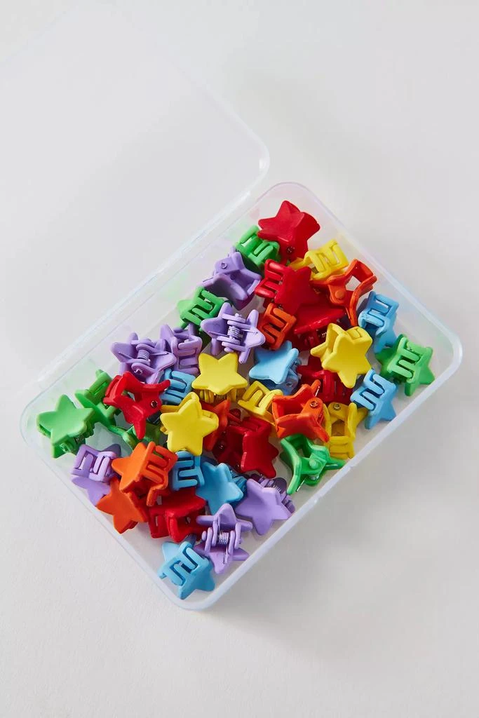 Urban Outfitters Mini Stars Claw Clips Mega Set 3