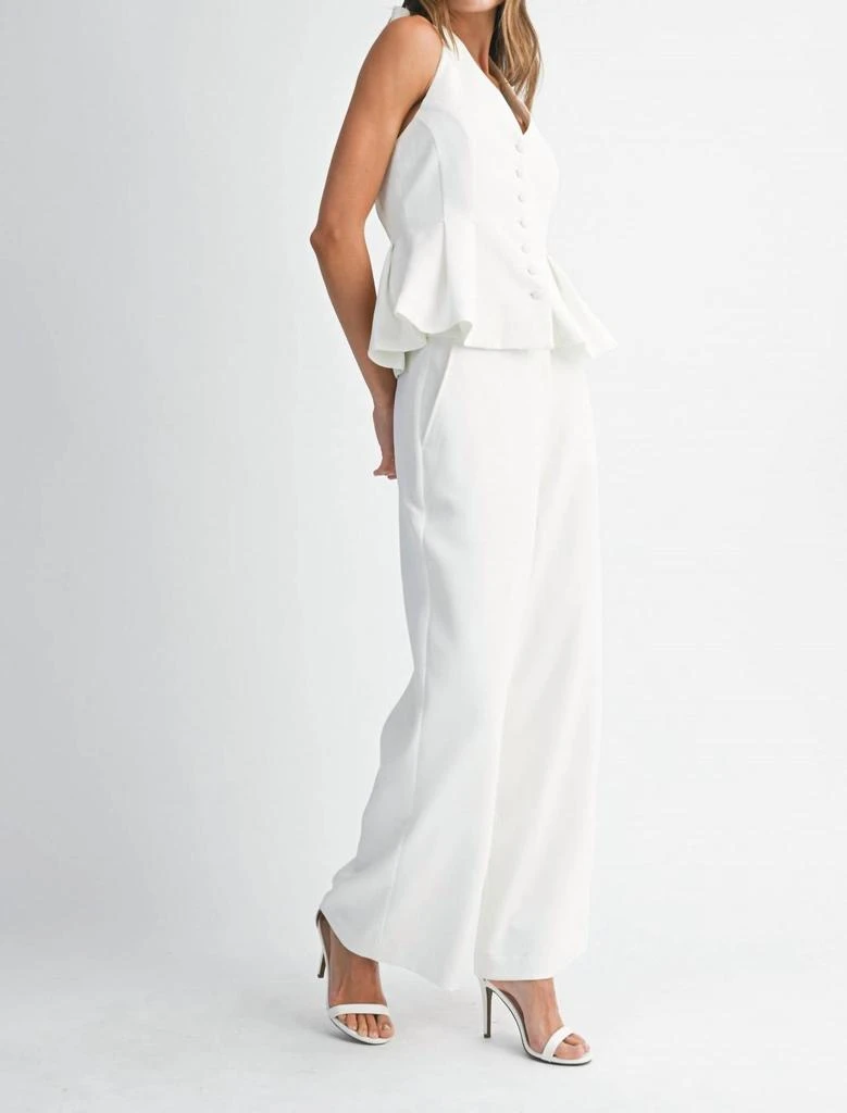 MABLE Mable - Solid Halter Top And Long Pants Set 2