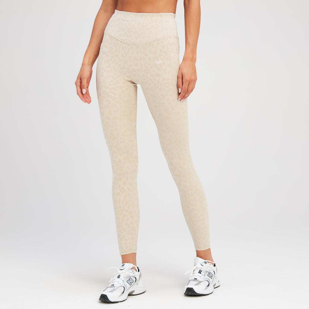 MP MP Women's Tempo Animal Print Leggings - Canvas Grey