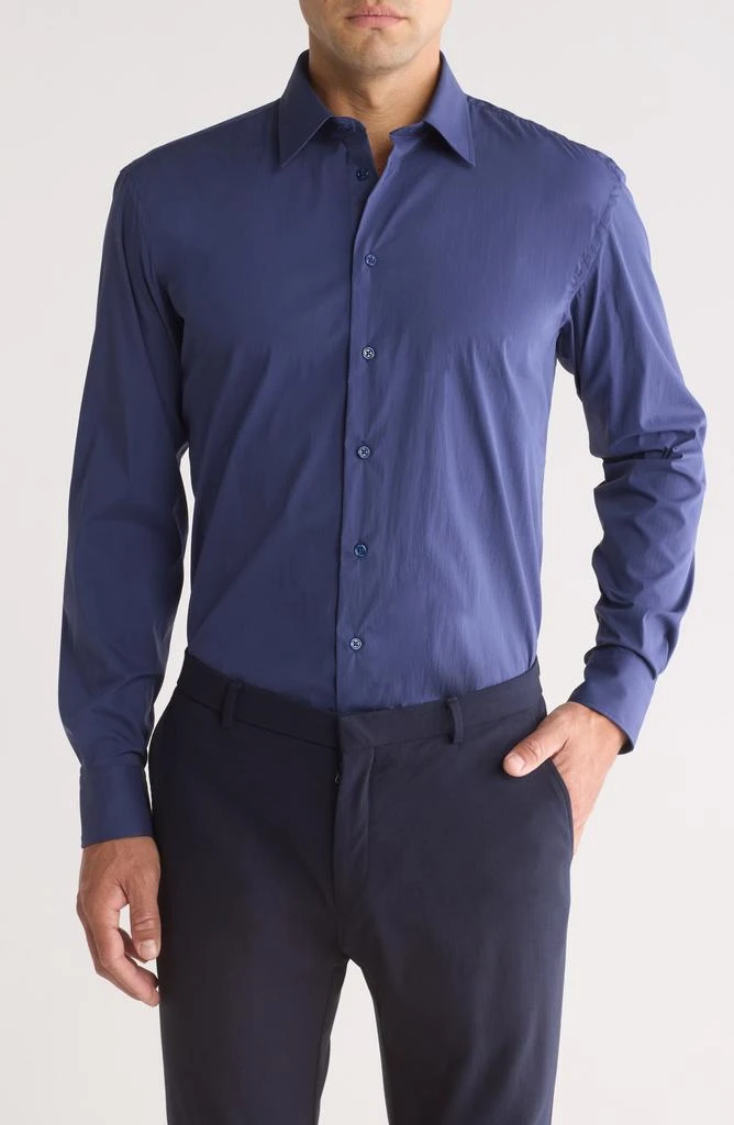 Armani Collezioni Solid Twill Dress Shirt 1