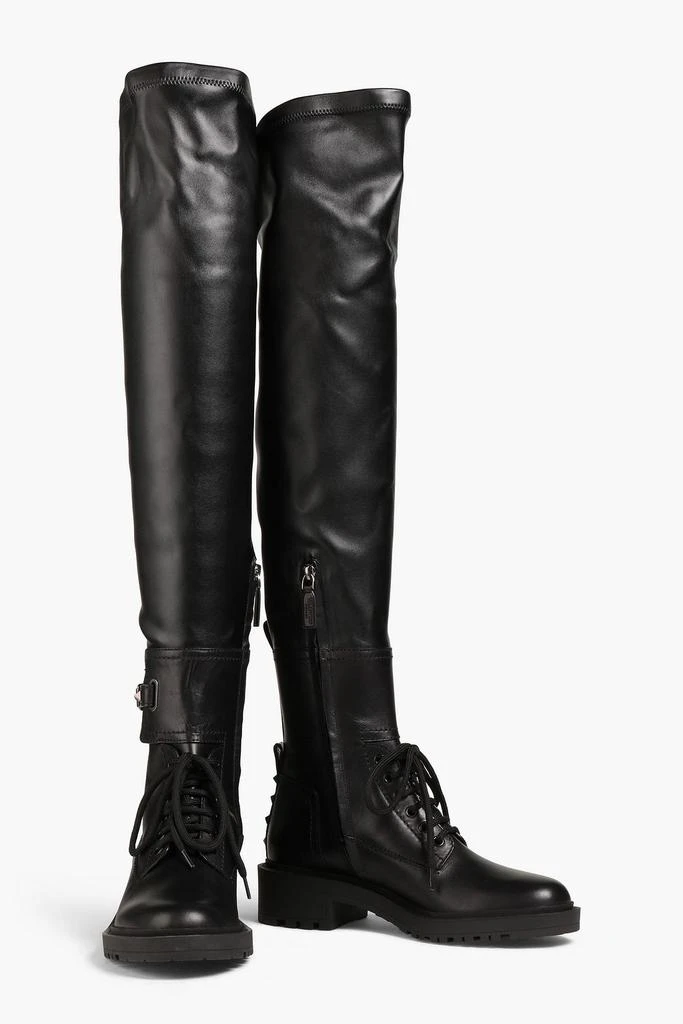 Valentino Rockstud leather over-the-knee boots 2