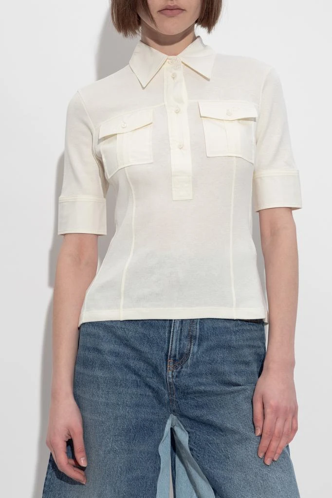 Chloé Cotton polo shirt with pockets 3
