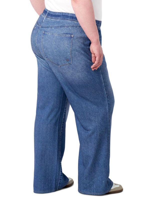 Seven7 ​Illusion Pull-On Wide-Leg Jeans