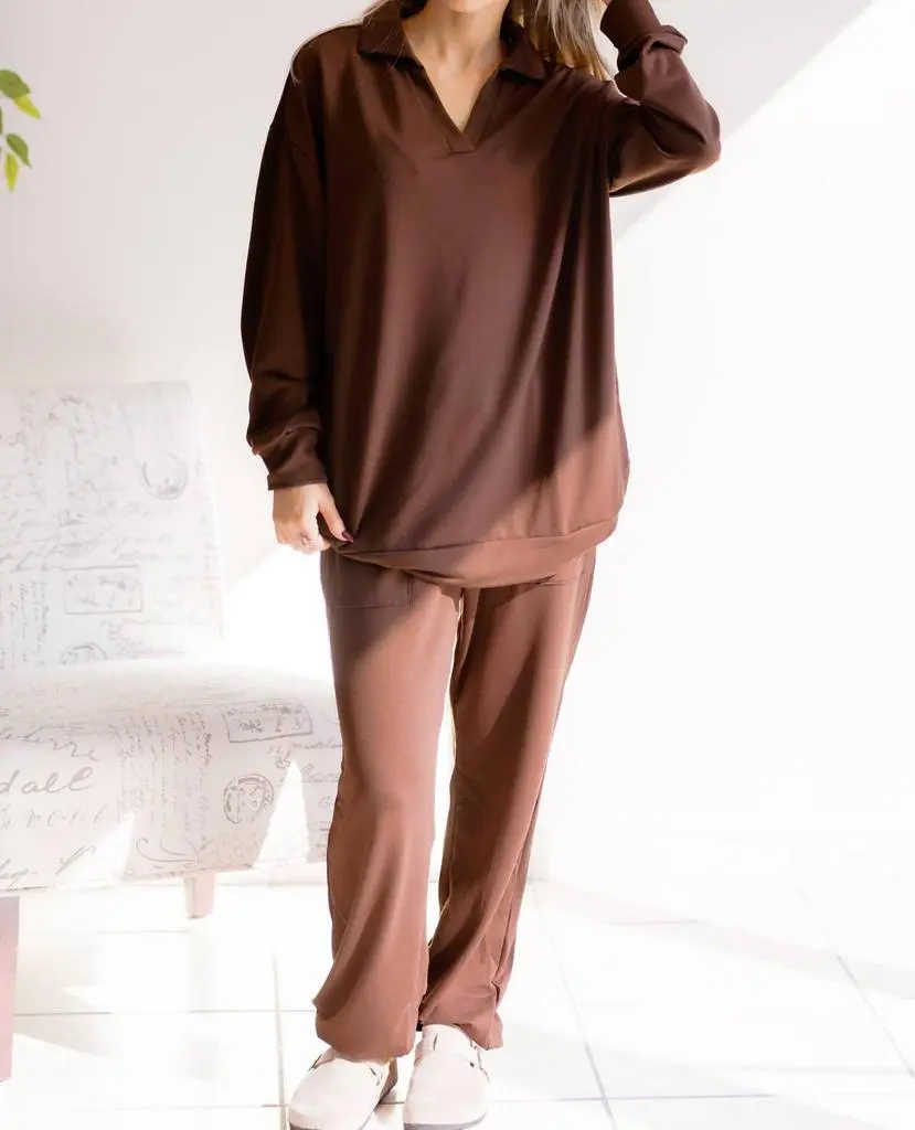 Dear Scarlett Dear Scarlett - Mocha Mood Jogger Set